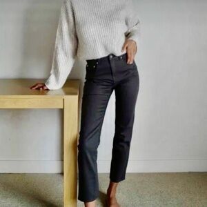 THAKOON Charcoal Classic Cropped Jean